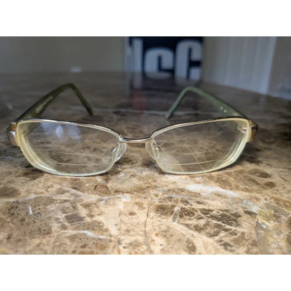 Coach Eyeglasses Frames Only LOUISE (1009) GOLDEN 54-15-135 Gold Green